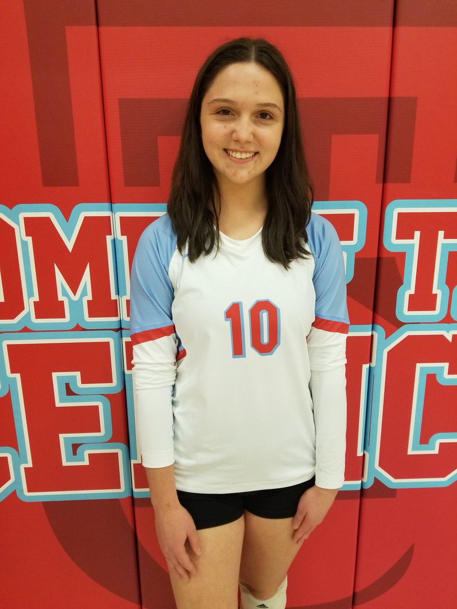 VB_Trinity's tweet image. Outside hitter, Abby Zipprich, @TrinityCatholic for 4 years #Ace 🏐 Let's go, Abby!