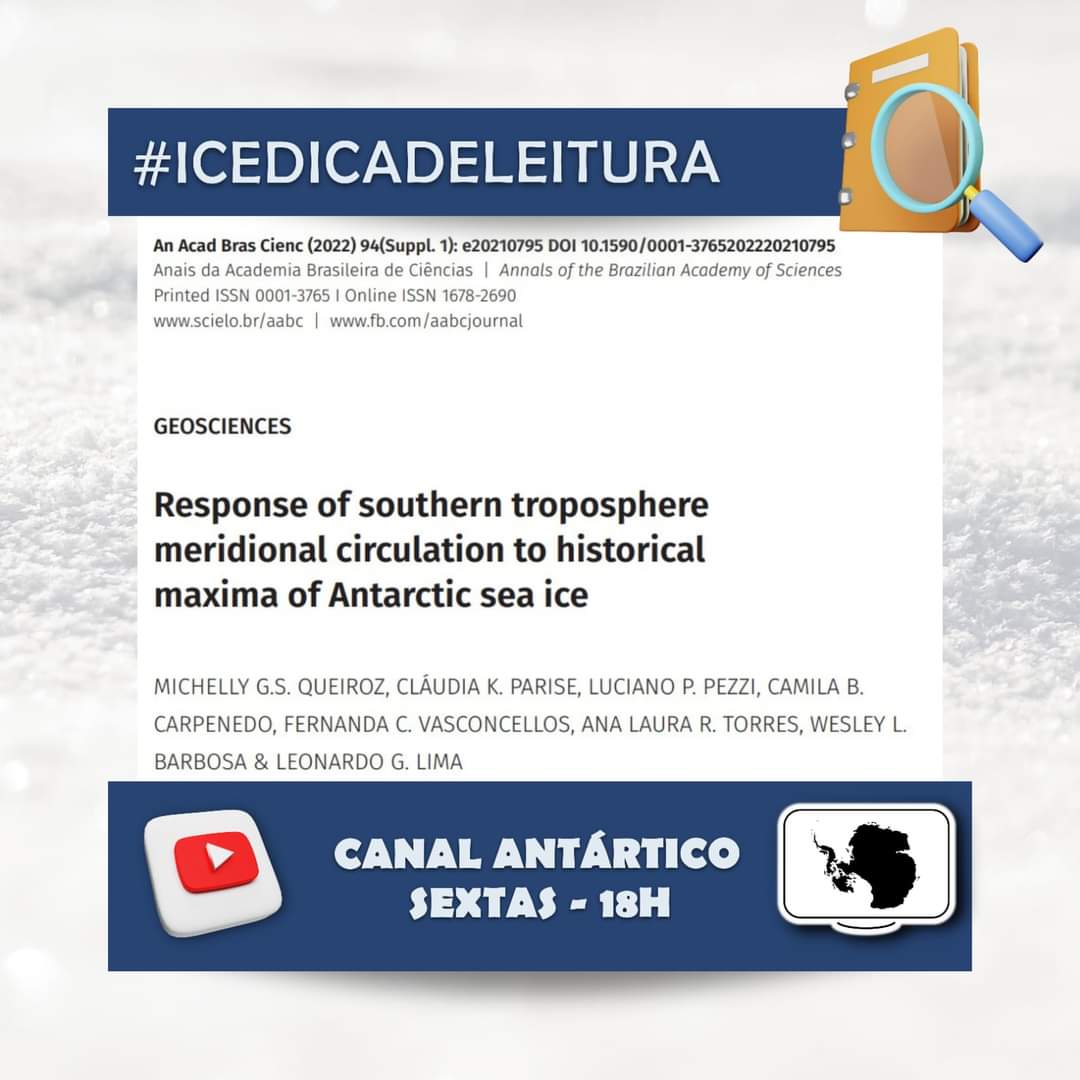 CanalAntartico's tweet photo. Segunda é dia de nossa ICE-DICA DE LEITURA. ⬇ Link para o artigo ❄🎯📢
https://t.co/RzkUhLMEab
Quer saber mais? Dá uma olhada em nosso Canal Antártico no YouTube que você encontrará mais conteúdos sobre a Antártica.
#icedicadeleitura
#divulgaçãocientífica https://t.co/TxFEbu2dJG