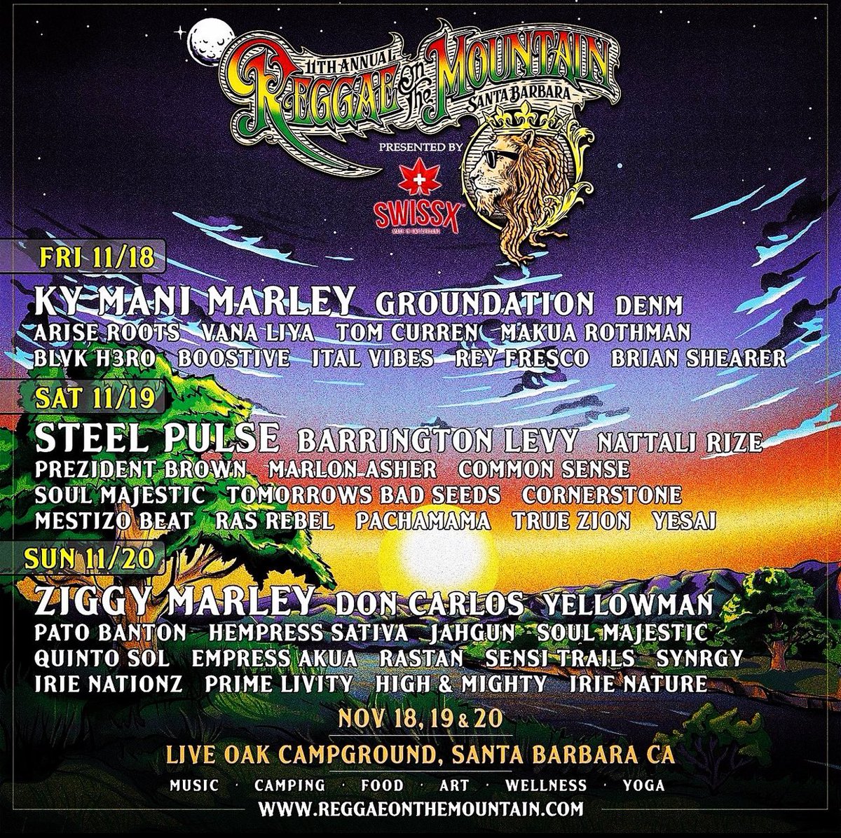 🚨 NEXT SHOW 🚨 <a href="/reggae_mountain/">Reggae On The Mountain</a> 🦁 Tickets are still available! See everyone on the mountain! ⛰

•
•
•
#ItalVibes #ReggaOnTheMpuntain #ROTM #SantaBarbara #Roots #Reggae #Festival
