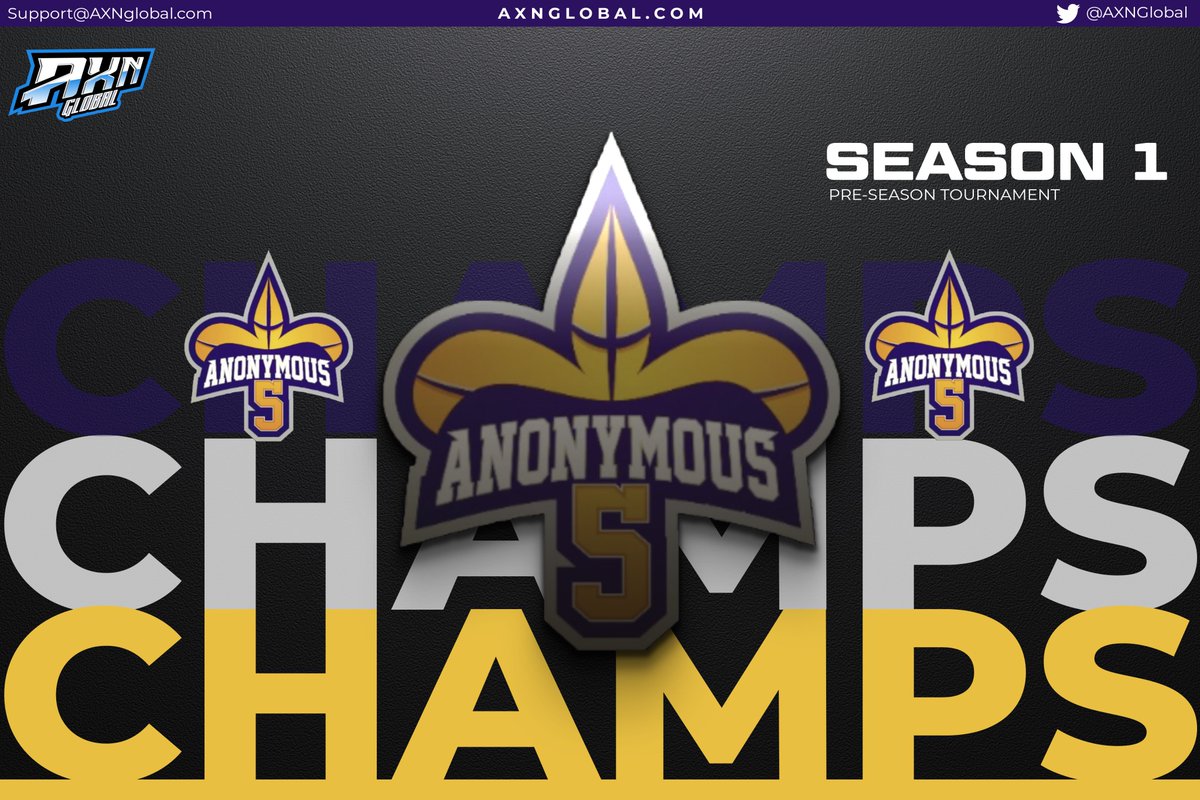 AXNGlobal's tweet image. @Five_Anonymous  🏆AXN Global Pre-Season Tournament Champions!🏆