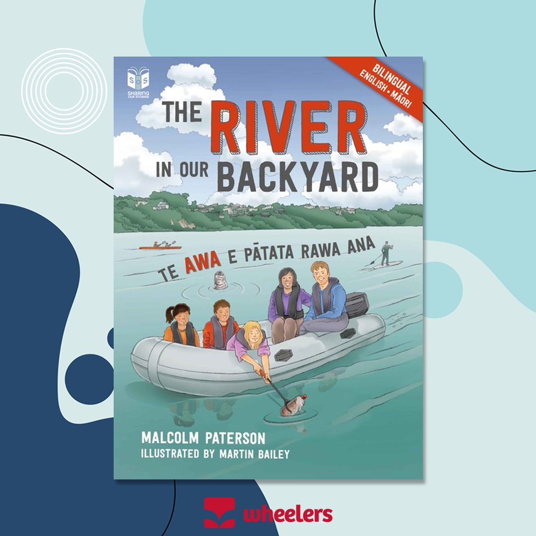 Tui, Jennifer, and their whānau discover the local history and environmental heritage surrounding Auckland’s Te Atatū Peninsula in The River in our Backyard | Te Awa e Pātata Rawa Ana by Malcolm Paterson.
Available for NZ Schools and Libraries from Wheelers #BookoftheWeek
