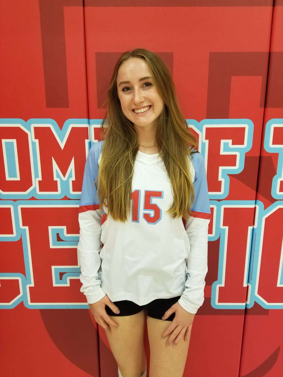 VB_Trinity's tweet image. Celtic's DS &amp;amp; OH for 4 years, Hanna Crockett @TrinityCatholic Thanks for giving your best everyday! 🏐 #Effort