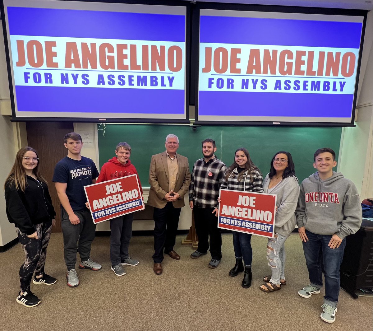 OneontaCRs's tweet photo. Thank you to Assemblyman Joe Angelino (@JosephAngelino) for coming to our meeting tonight! https://t.co/hEx1BjGABx
