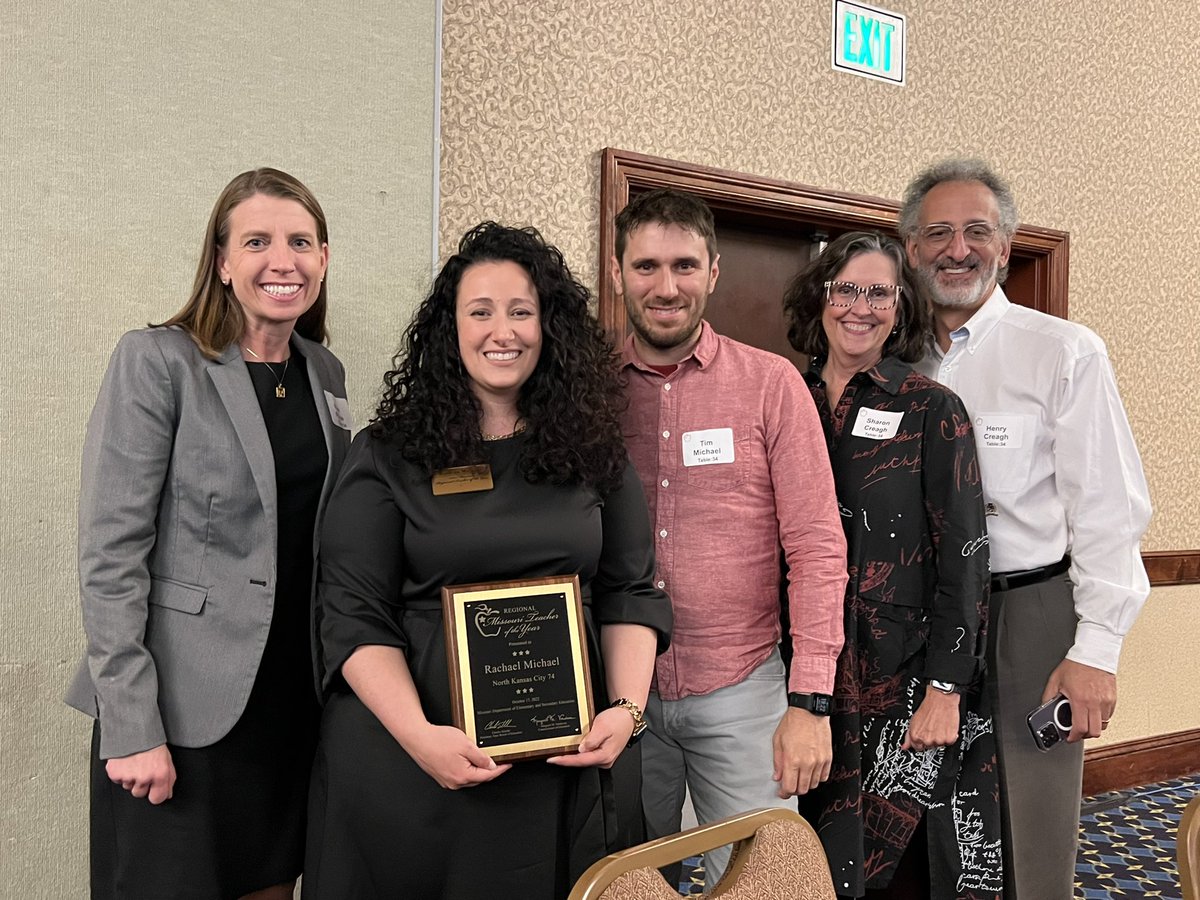DanielNClemens's tweet photo. Congrats to @RisingHillElem Rachael Michael, 2023 Missouri Regional Finalist for Teacher of the Year! Thank you for serving as a relentless champion for our students! @NKCSchools https://t.co/bTgTKUxWSq