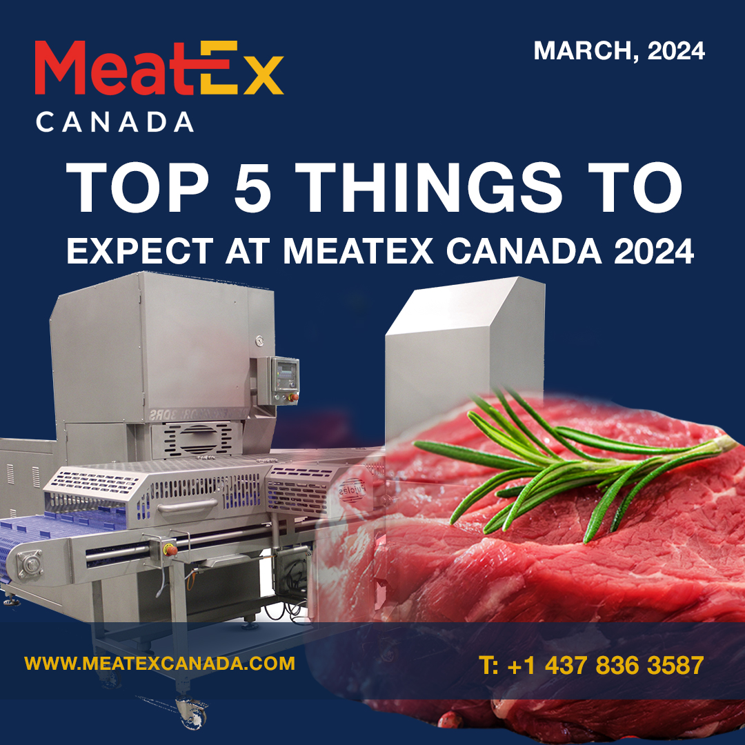 MeatExCa's tweet image. Top 5 things to expect at MeatEx Canada 2024
linkedin.com/feed/update/ur…
meatexcanada.com
#MeatExCanada #MeatEx #meatexhibition #meatshow #meatindustry #meatprocessing #meatbusiness #abattoir #slaughterhouse #butcher #butcheryequipment #foodmachinary #meat #poultry #seafood