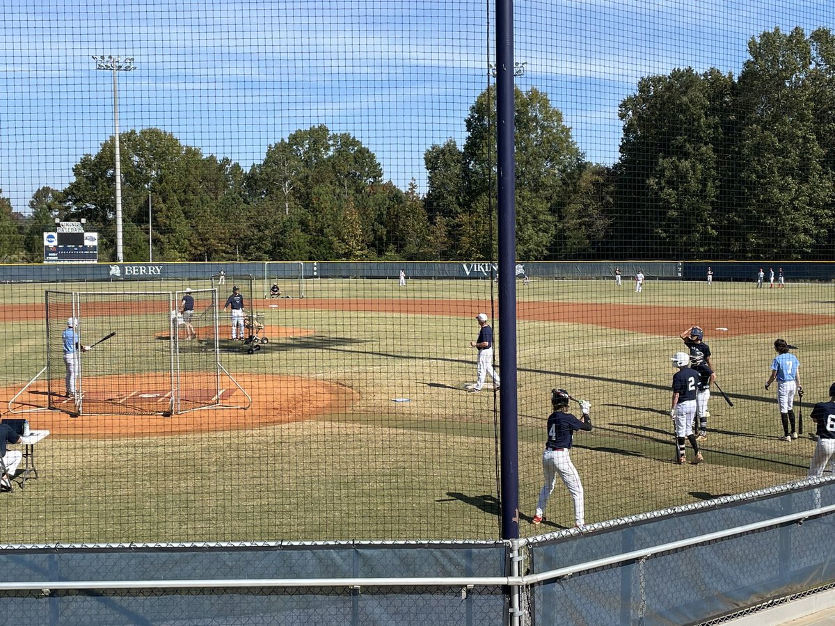 Was a pleasure to visit Berry College and participate in the <a href="/BC_Baseball/">Berry College Baseball</a> showcase!