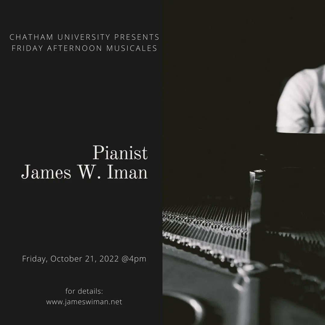 Join us <a href="/ChathamU/">Chatham University</a> on 10/21 at 4:00 pm in #MusicHall for Complete #PianoSonatas by #Ukrainian #composer #ValentinSilvestrov. Alfred Schnittke and Arvo Pärt have both called the Valentin Silvestrov "one of the greatest composers of our time”. 
#pittsburgh #pianist #concert #musiced