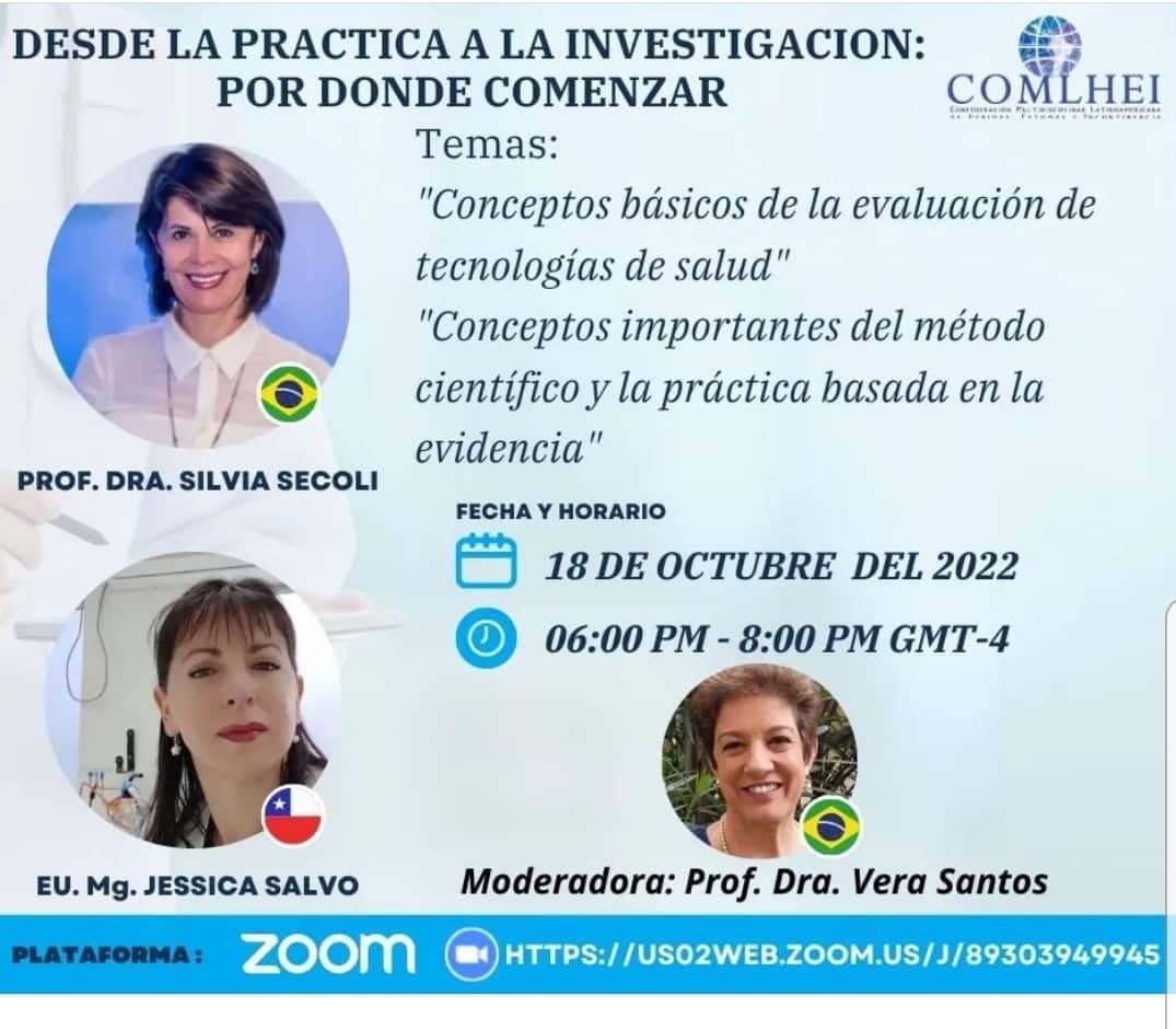 COMLHEI1's tweet photo. #COMLHEI  🌐 #LATINOS 👩‍⚕️los Invita al Webinar GRATUITO de la Práctica a la Investigación. Este 18 de Octubre 18:00 Horas . Inscripción : https://t.co/z8kcOCAH8j. Una vez realizada tu registro e inscripción puedes enlazarte al Zoom: https://t.co/OFFcoBqbee https://t.co/UC2u0RwrQx