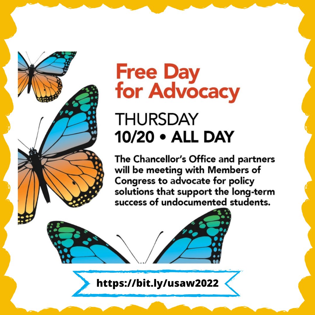 gotocollegeca's tweet photo. The Let's Go Team is excited to participate in the 6th Annual Undocumented Student Action Week organized by the CA Community Colleges! Join us for #undocumentedstudentactionweek,
#californiacommunitycollege#CA#highered #USAW2022 #togetherwecan https://t.co/gn6W9jfx2Q