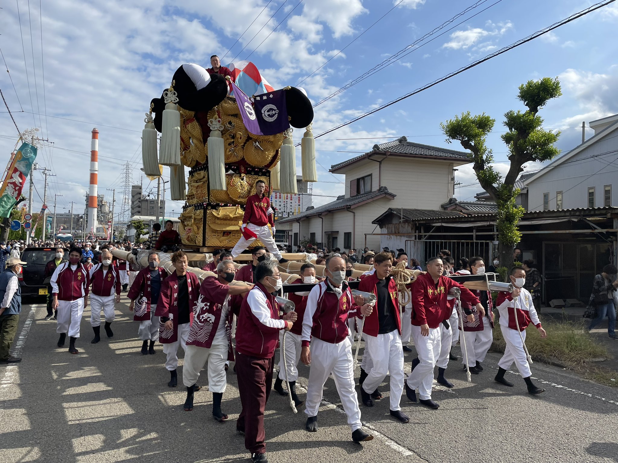 新居浜太鼓祭り 大江太鼓台 法被【先代品】 新居浜太鼓祭り 大江太鼓台 法被【先代品】