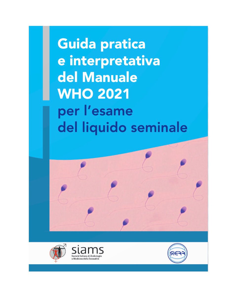 SIERR_official's tweet photo. SIAMS e SIERR hanno proposto una guida più fruibile per gli operatori del settore, cercando di soddisfare le esigenze scientifiche sempre più sentite in questo campo.
#staytuned #cresciamoinSIERR #SIERR #andrologia #andrology #WHO #seme #sperm https://t.co/qmBfARor66