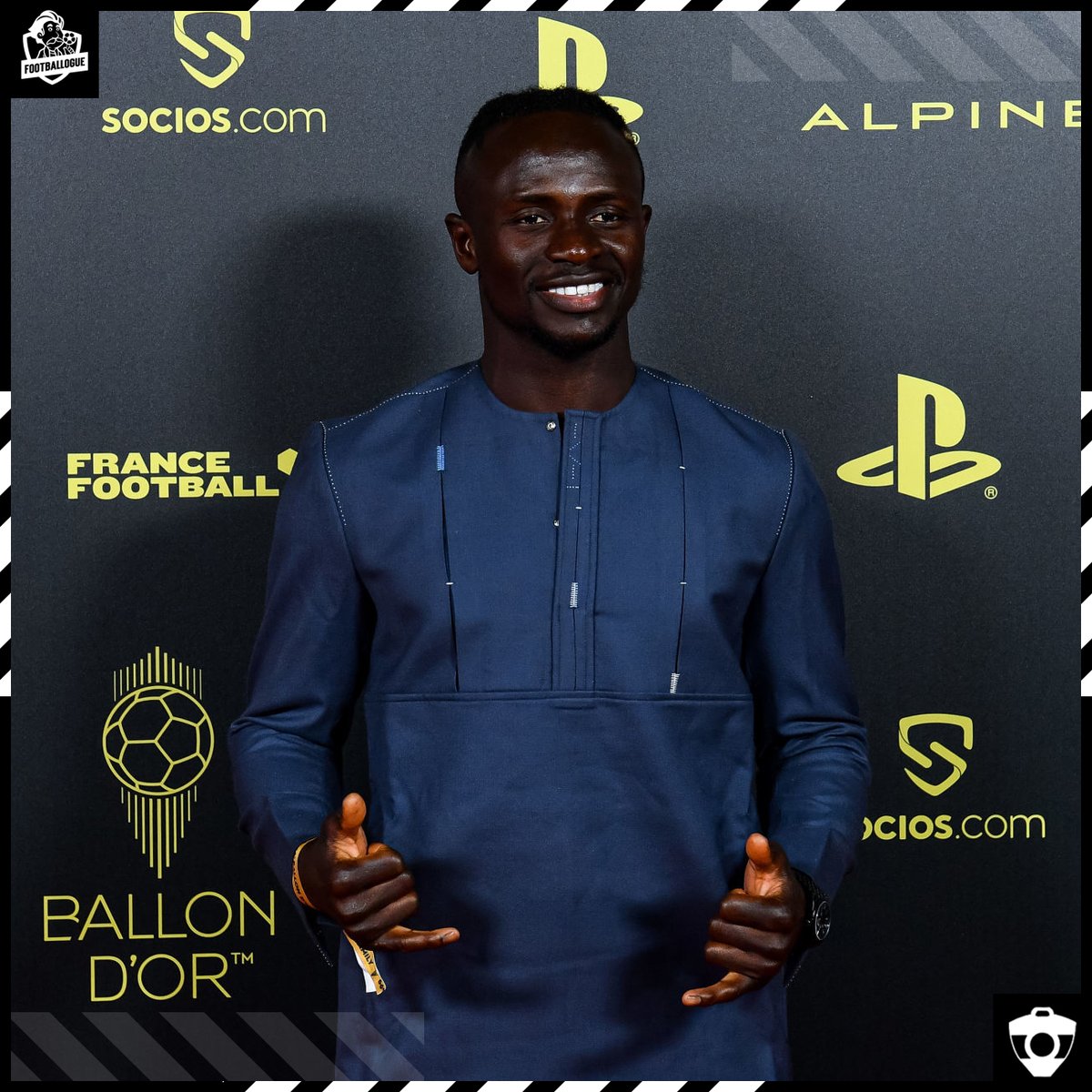 Footballogue's tweet photo. Sadio Mané deuxième du Ballon d'Or 2022, une fierté pour le football africain. 🌍 ✨ https://t.co/Na9B40jTFo
