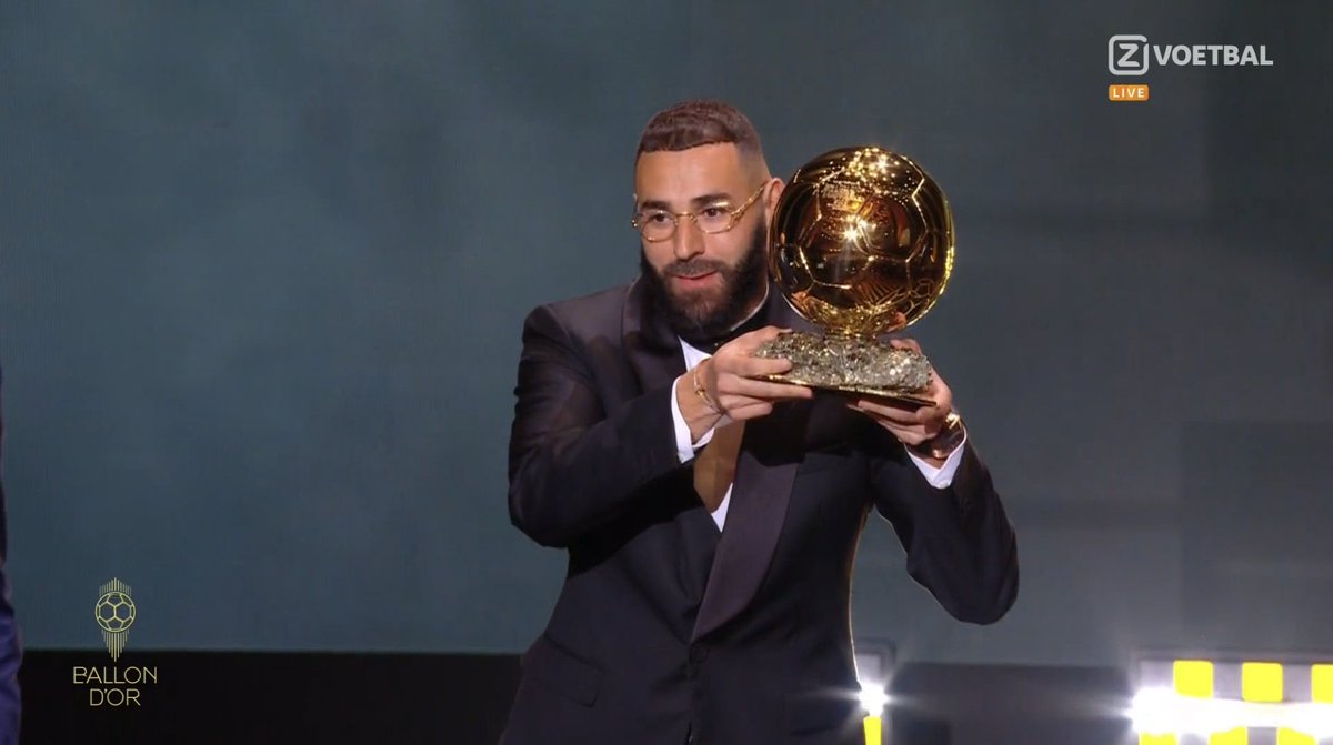 subashish93's tweet photo. SIMPLY THE BEST!!👏👏

#KarimBenzema #BallonDor #RealMadrid #France #BallonDor2022 #UCL #LaLiga https://t.co/B63VmnWrCD
