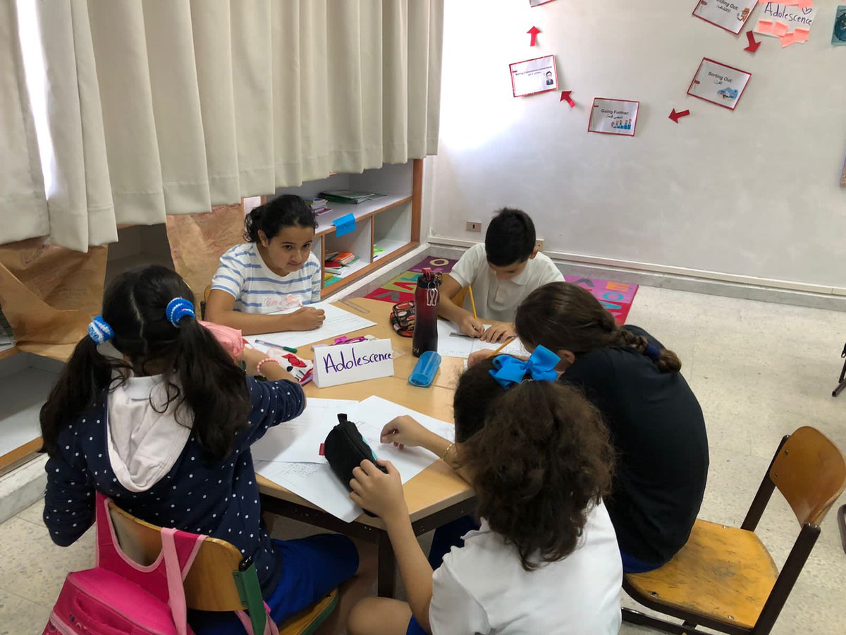 RHHS_Elementary's tweet photo. After choosing the life stage of interest, BE5A inquirers worked in differentiated groups and formulated their research questions #voice #choice #who_we_are #self_exploration @RHHS_Saida https://t.co/5T5F6e7CWc