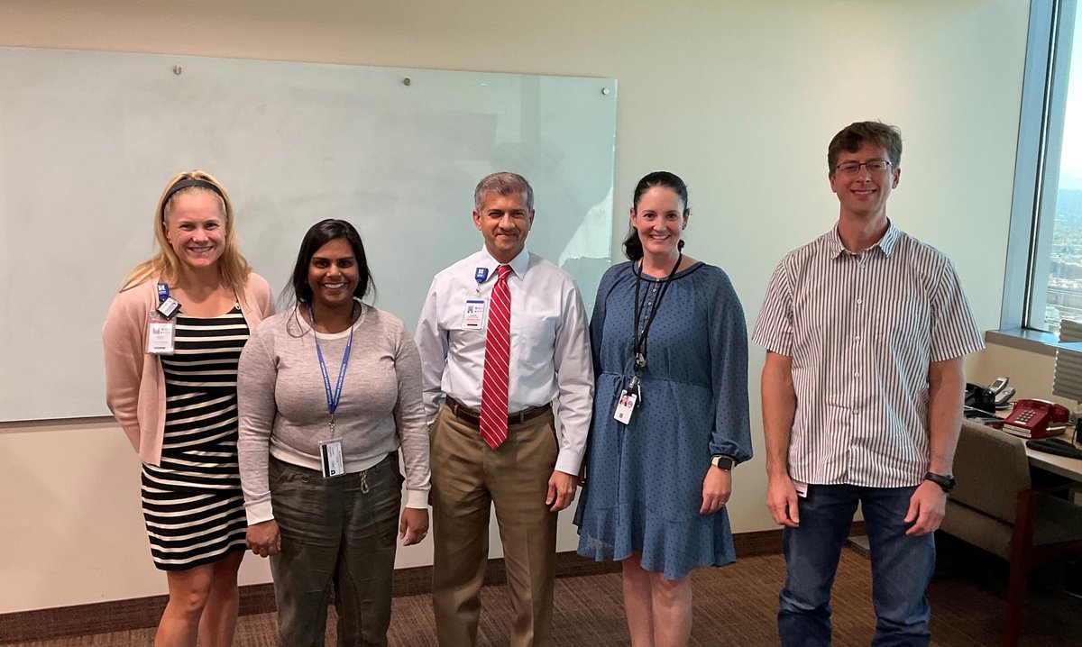 Once a month I have the privilege to sit down with  inspiring <a href="/huntsmancancer/">Huntsman Cancer Institute</a> colleagues like these over lunch. Our 'Chats with Sach' time is such a highlight for me and I learn tremendously from each person. Thank you! <a href="/AmiBPatelMD/">Ami Patel, MD</a>
