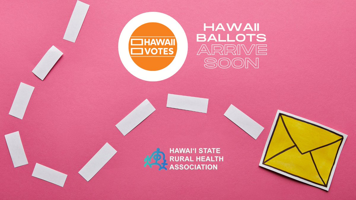 HawaiiRural's tweet photo. WATCH YOUR MAILBOX - - - Hawaii’s 2022 General Election Mail Ballot should arrive by Oct 26, 2022. For more information visit https://t.co/LxSf9twkkJ
#HawaiiVotes
#HiVOTED
#2022Elections
#VoteReady
#registertovote https://t.co/eOxOJumpoF