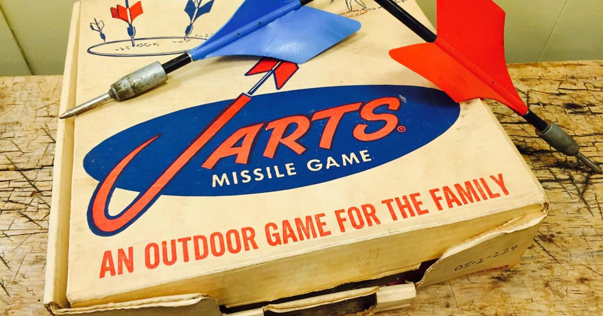 JohnGallerAgain's tweet photo. @JoJoFromJerz @RonFilipkowski Jarts...they were called Jarts... https://t.co/viQVTbI2bh