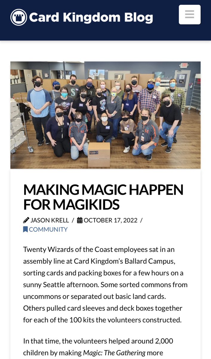 MagiKids.org ♻️ MTGSchools tweet media