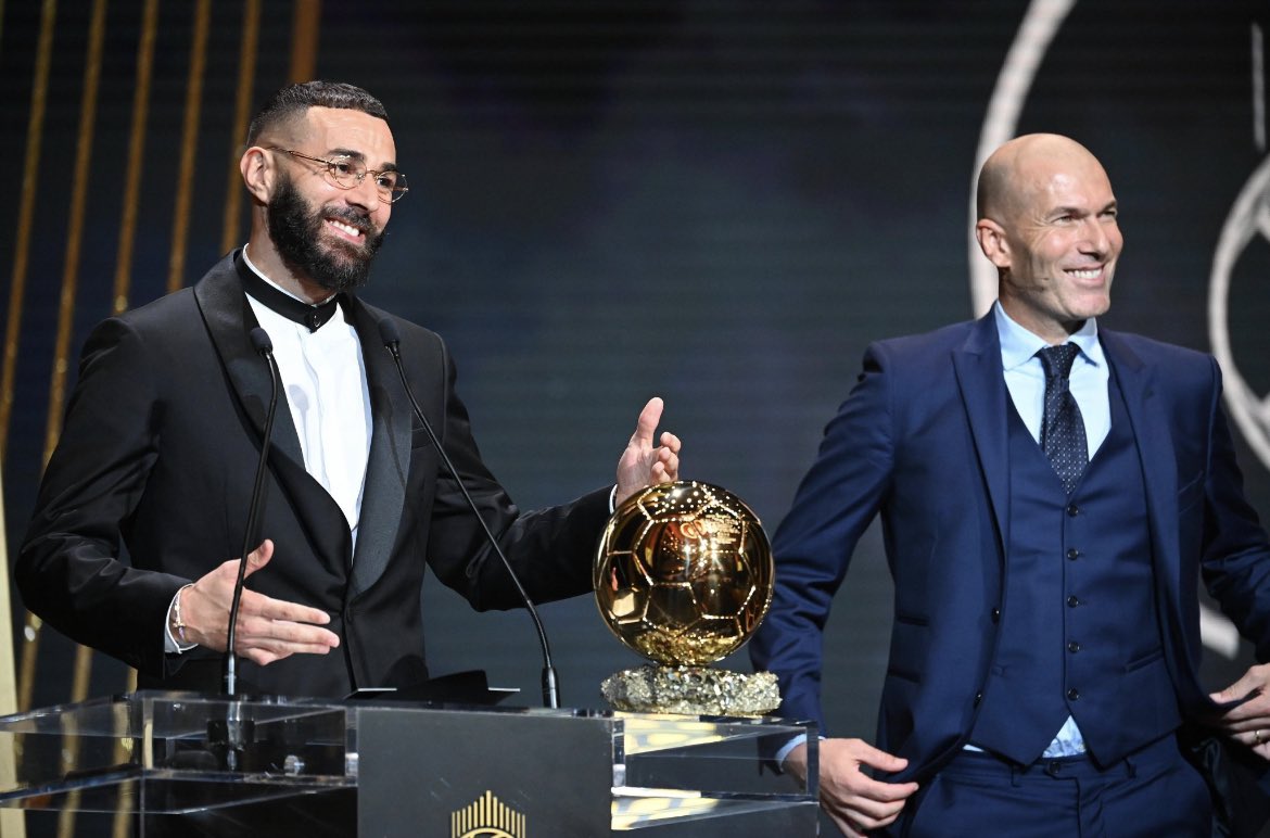 owanbeworldwide's tweet photo. Benzema wins Ballon d’or 2022. Huge congratulations to him. https://t.co/EYaubmp9YQ