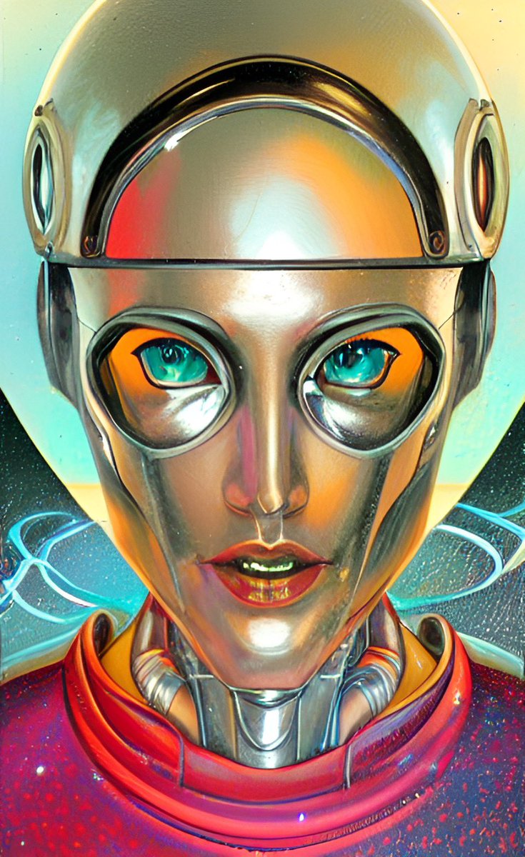 rushpoint_ai's tweet photo. #scifi #robot #android #aigeneratedart #aiart #aiia #aiartwork #aiartcommunity #art #DreamDiffusion #wombo #wombodream https://t.co/CGIrMHBLWD
