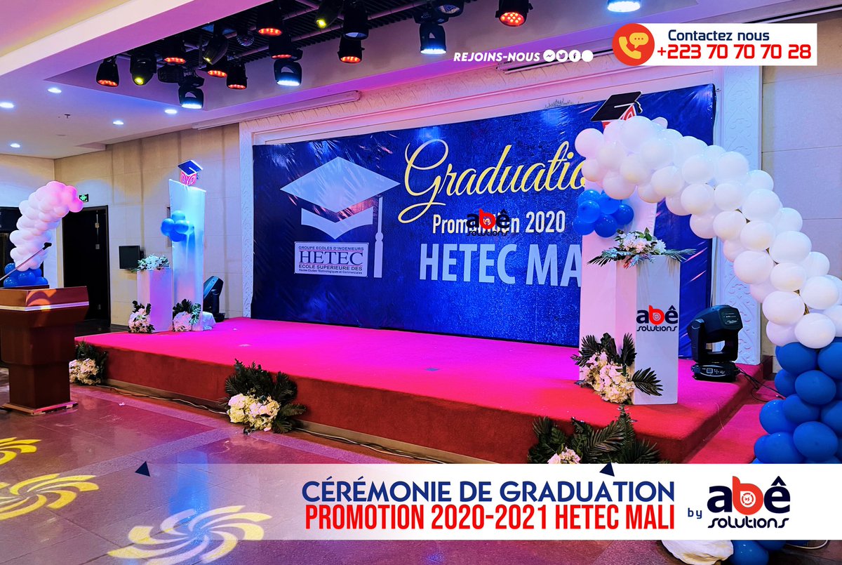 BestYorki's tweet photo. Cérémonie de Graduation 
PROMOTION 2020 2021
HETEC MALI 

Planning By @abe_solutions 

☎️ Service Client ⤵️

 +233 70707028
 +223 62327676
 + 223 71044444
#cérémoniedelancement 
 #planning #planner #planner 
#organisatin #decorations #abesolutions #hetec #hetecmali  #mali https://t.co/M21etMV5mu