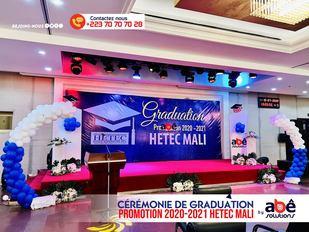 BestYorki's tweet photo. Cérémonie de Graduation 
PROMOTION 2020 2021
HETEC MALI 

Planning By @abe_solutions 

☎️ Service Client ⤵️

 +233 70707028
 +223 62327676
 + 223 71044444
#cérémoniedelancement 
 #planning #planner #planner 
#organisatin #decorations #abesolutions #hetec #hetecmali  #mali https://t.co/M21etMV5mu