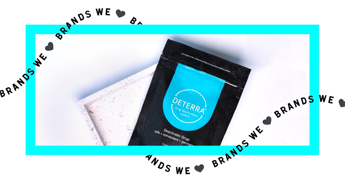 Have you heard of @deterrasystem? Their disposal bags deactivate prescription drugs to prevent abuse by third parties, while also making them safe to throw away without contaminating groundwater. Purpose-driven, sustainable AND local to Minnesota? That makes Deterra a brand we🖤