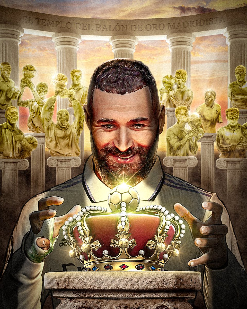 👑 ¡EL REY KARIM SE UNE AL CLUB DEL #BALLONDOR!
#RealFootball