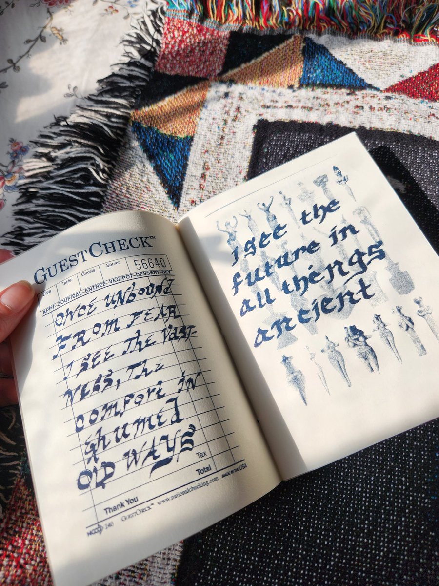 vvolvesmouth's tweet photo. made a new zine a while ago ✨️ about fossils, the past, n personal mythology ⚖️ https://t.co/P4laUiQP44