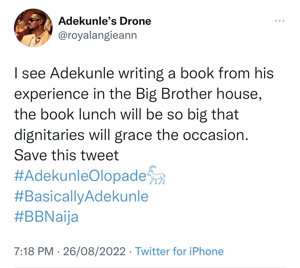 <a href="/adekunleolopade/">Adekunle Olopade</a> I saw this coming congratulations <a href="/adekunleolopade/">Adekunle Olopade</a>