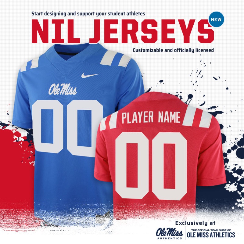 Ole Miss Athletics on X: Build your own Nike jersey with your favorite  player's name and number! A new Ole Miss Authentics online exclusive ⬇️ / X