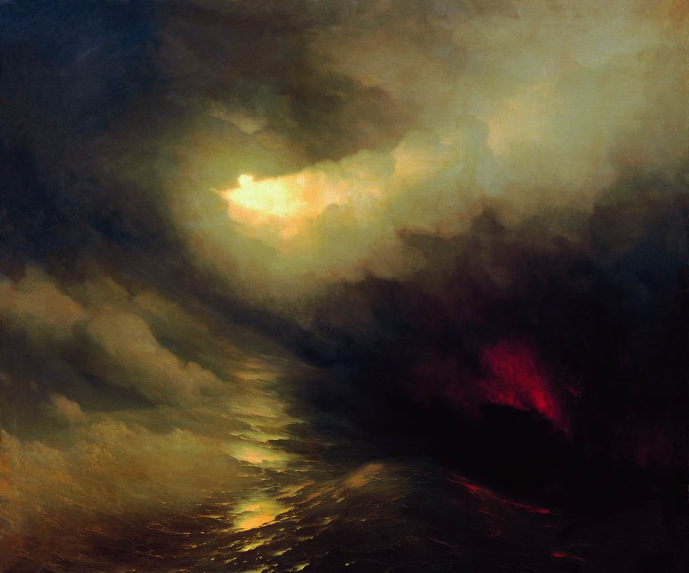 Creation of the World, 1864 #aivazovsky #romanticism wikiart.org/en/ivan-aivazo…