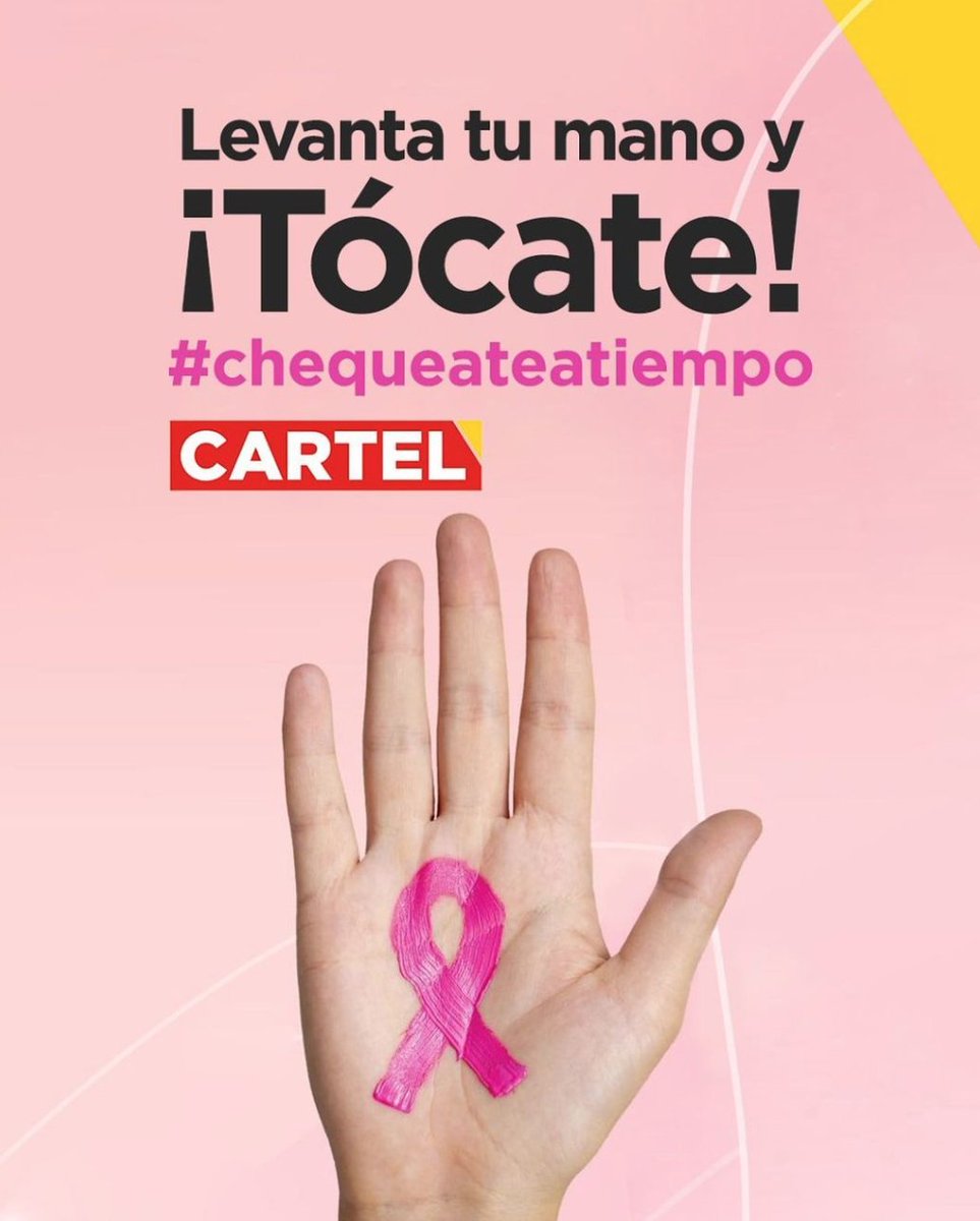 💗El mes rosa ya llego y aprovechamos esta oportunidad para recordar y concientizar sobre realizar los chequeos mamarios.

Levanta tu mano ¡Tócate! #chequeateatiempo

#tocate #mesrosa #cancerdemama