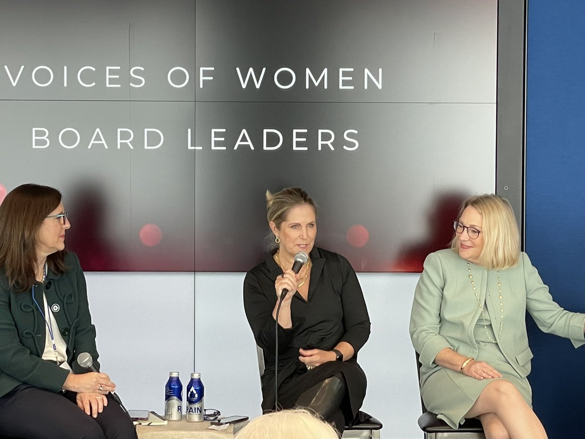 JMB_Says's tweet photo. @diligentHQ’s Lisa Edwards speaks during session featuring women board members sharing 27% of board seats globally occupied by women now, which is a change of at least 4% more the past few years. But there’s still work to do. @WBCollaborative https://t.co/SZPVrCprKe