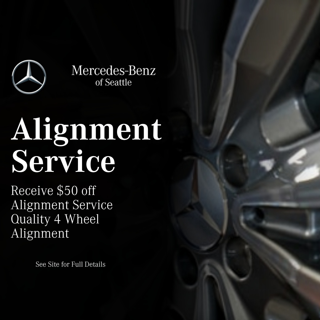 BenzofSeattle's tweet photo. Receive $50 off an Alignment Service at Mercedes-Benz of Seattle for October!

Save the offer at https://t.co/TppFIn6klP

*Plus tax and applicable fees. Coupon must be presented at time of write-up. Valid only at Mercedes-Benz of Seattle from October 1 -  October 31, 2022. Ca... https://t.co/Azzd6j1iEV