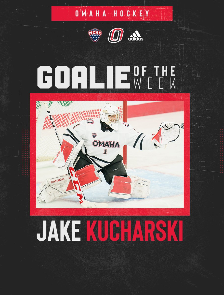 OmahaHKY's tweet photo. Kucharski Tabbed as Week 3 NCHC Goaltender of the Week

📰: https://t.co/hmRCYSv0y2

#EveryoneForOmaha | #OmahaHKY https://t.co/4COww1Z2Ph