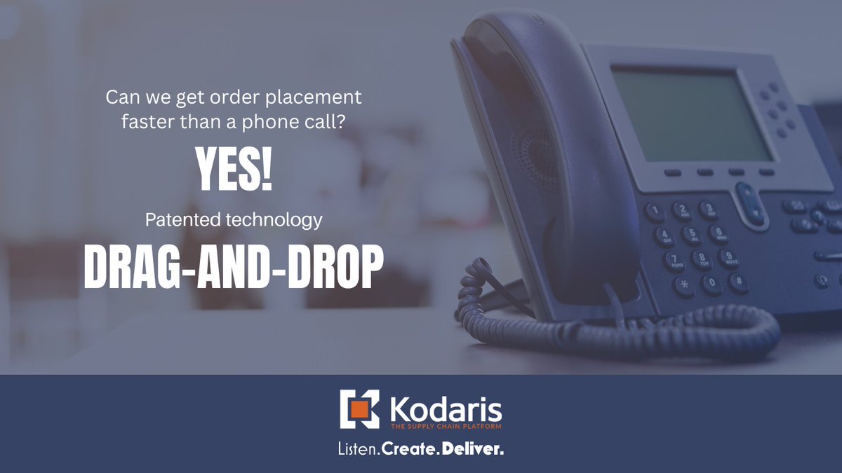 KodarisPlatform's tweet photo. Whether it's a spreadsheet, .pdf, or a different file type, the Kodaris Platform can translate it into a line-item purchase order. ... Imagine the time-saving for your business!
https://t.co/ds0Du9BOST
#SaaS #Manufacturing #Distribution #SupplyChain https://t.co/Oost82dvNE