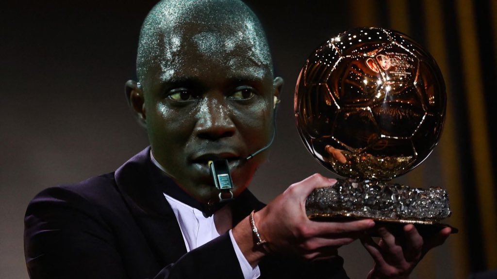 leRsansY's tweet photo. Il faut boycotte le Ballon d'or ‚l'arbitre Bakary
Gassama devait le remporter 🏆,il a reussi a faire gagner plusieurs équipes notamment le Cameroun 🇨🇲!

#replayalgcam #BallonDor https://t.co/dSZVjV4mEq