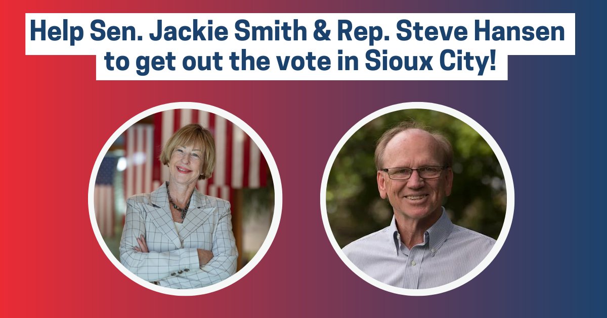JackieforIowa's tweet photo. There are only 3 weekends left until Election Day and voters can start casting their ballots this week! We need your help to get out the vote. Will you commit to two shifts today? Door knock at https://t.co/Uy8Eml8e0O
Phonebank at https://t.co/W0GaKCjn76 https://t.co/nDlAmXzAoe
