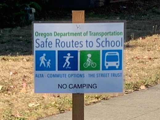 Hearing reports of these signs in Sellwood, Woodstock n'hoods of Portland. These are unsanctioned! If you are member of <a href="/thestreettrust/">Follow us! @thestreettrust.org on Bluesky</a>, you have our permission to remove them on our behalf.

We support only proven, equitable programs &amp; policies to achieve safe routes to school.