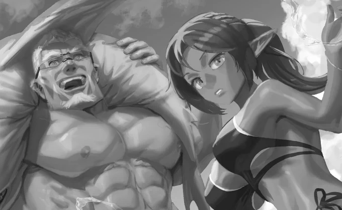 ここから色を乗せる技術が長らくオーバーレイとスクリーン止まりだったので、パクリノさんの教本を見ながらいろいろ更新中です 