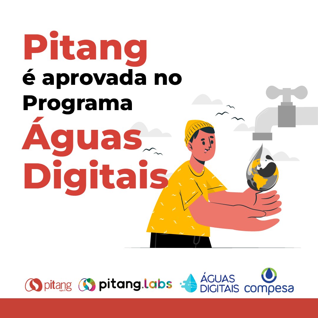pitang's tweet photo. A Pitang foi aprovada no Águas Digitais, programa de inovação aberta da COMPESA em parceria com o @porto_digital! 💧 https://t.co/25xbdSq3Yi