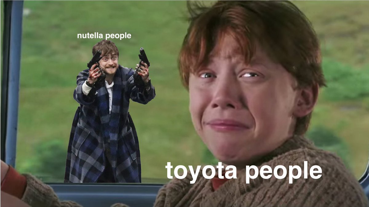 501323_Alina's tweet photo. Nutella people raising the bar at Advertising Studio…
Toyota be like: Could I be any more tensed? #Week7 #PresentationWeek https://t.co/N35khAuSQ0