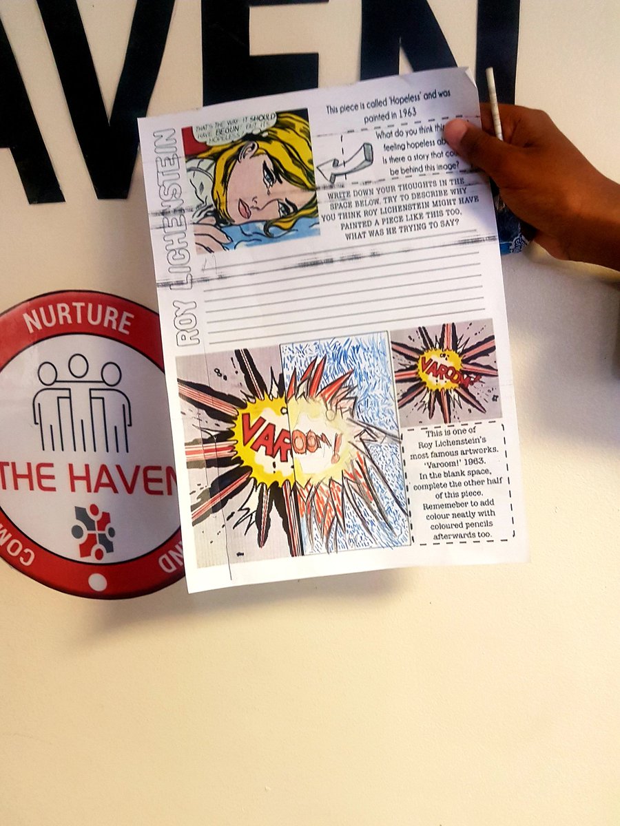 Trey is really smashing it in The Haven 💪🏽 he loved <a href="/JodyWilliamsArt/">Miss J Williams</a> lesson 🎨 #hardworkpaysoff #beprepared <a href="/TeamMoreton7/">Moreton Year 7</a> @MoretonSchool