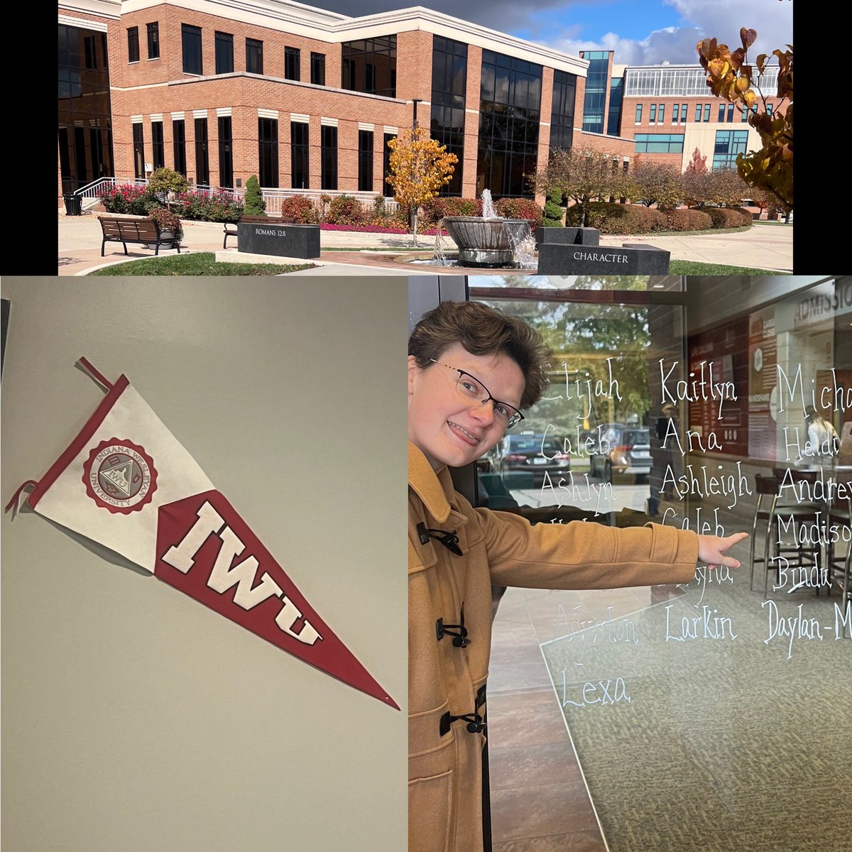 reflectiverae's tweet photo. For my birthday, we toured Madisonโs dream college. @IndWes #applicationsubmitted https://t.co/pEePHoNfm5