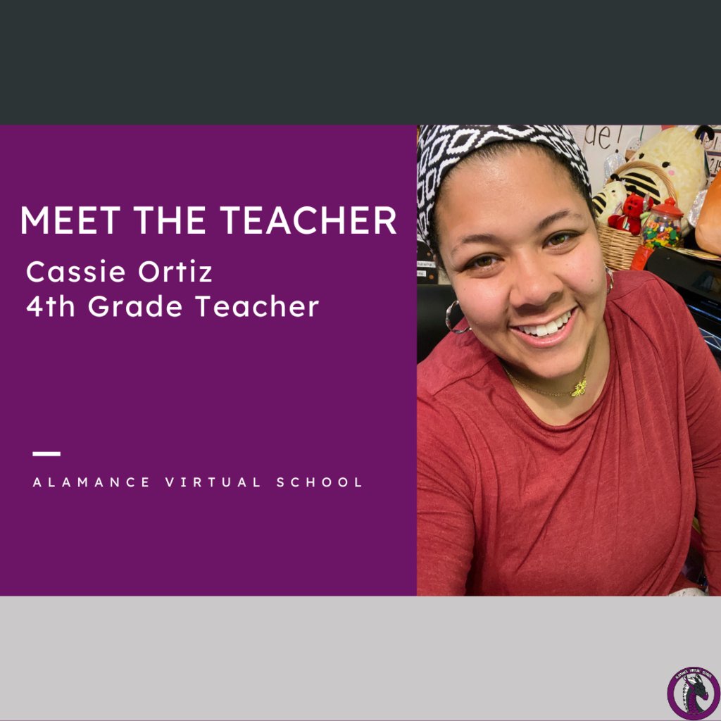 Mrs. Ortiz teaches 4th grade. She chose to teach at AVS b/c she enjoyed teaching virtually during the pandemic. She found she could still form strong relationships with her students &amp;amp; deliver engaging lessons. When AVS became a reality, she knew that she had to be part of it!