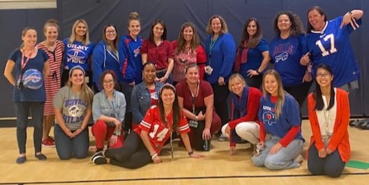 Franconia Elementary (@franconiaes) on Twitter photo What better way to celebrate our Buffalo-loving Admin than by wearing <a href="/BuffaloBills/">Buffalo Bills</a> gear? Mr. Smith & Ms. Pinski- we appreciate you!!! <a href="/LPinskiFCPS/">LPinski</a> <a href="/ajsmithFCPS/">Andrew Smith</a> <a href="/FCPSR3/">FCPS Region 3</a> What better way to celebrate our Buffalo-loving Admin than by wearing <a href="/BuffaloBills/">Buffalo Bills</a> gear? Mr. Smith & Ms. Pinski- we appreciate you!!! <a href="/LPinskiFCPS/">LPinski</a> <a href="/ajsmithFCPS/">Andrew Smith</a> <a href="/FCPSR3/">FCPS Region 3</a>