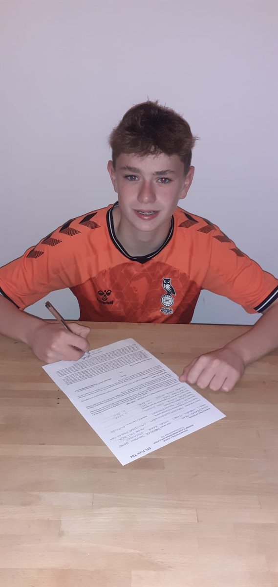 Fantastic news, Fletcher Moss Rangers U13 blues Theo Jackson-Peat has just signed for Oldham athletic today. Very best for the future Theo, keep in touch.