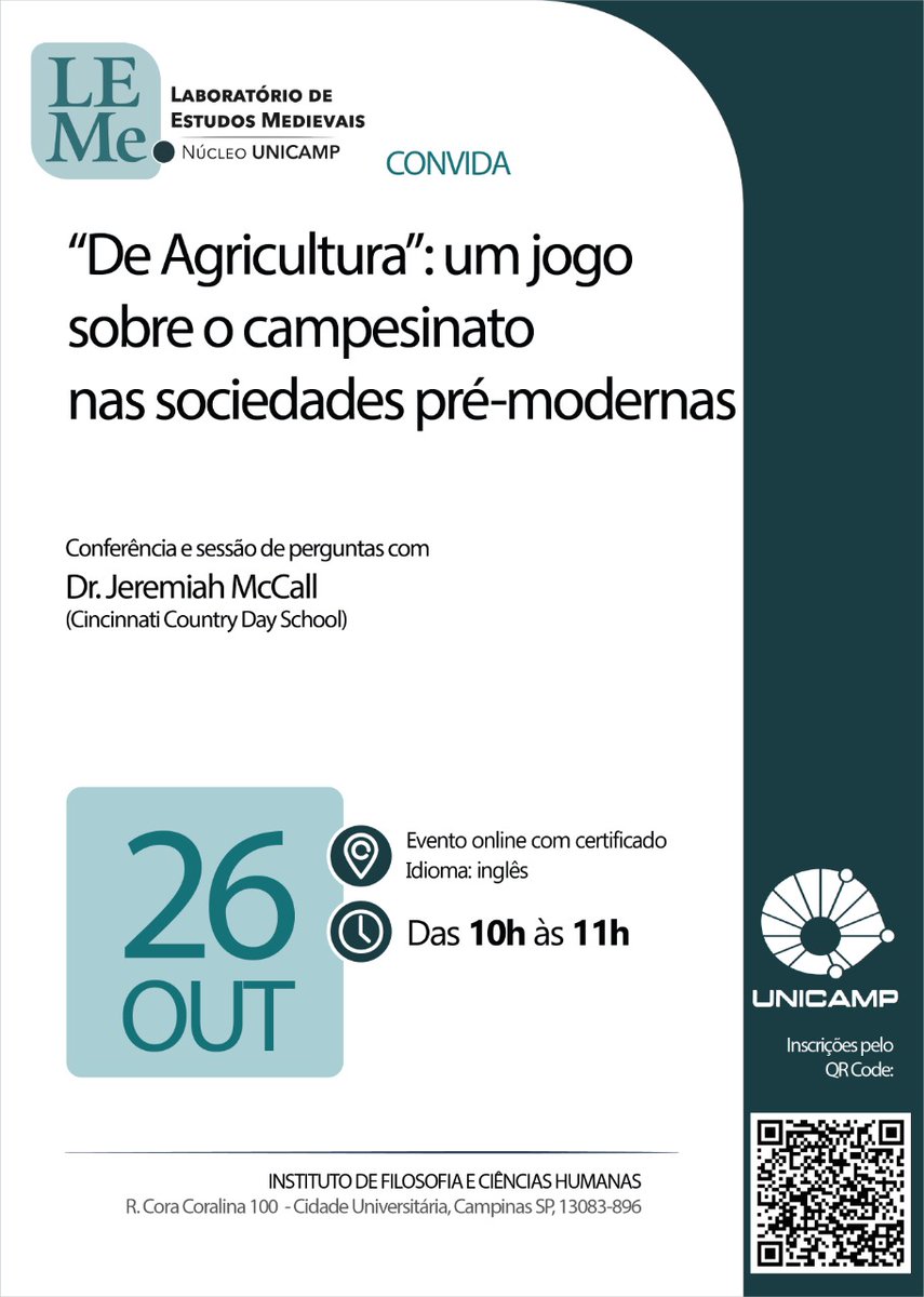 Laboratório de Estudos Medievais (LEME) (@lemeusp) on Twitter photo 