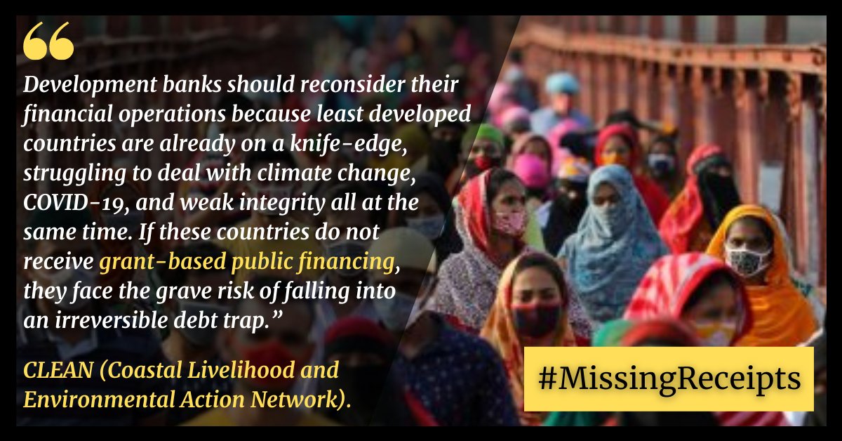 RightsinDevt's tweet photo. What happened to the billions of 💰 that devt banks provided for the #COVID19 response?
👇The collective report #MissingReceipts analyses PDB's role - and their failings - in the #recovery.
#ResearchConf #FinanceInCommon2022
https://t.co/Lr1iU9Pvms https://t.co/bATW2CMDxA